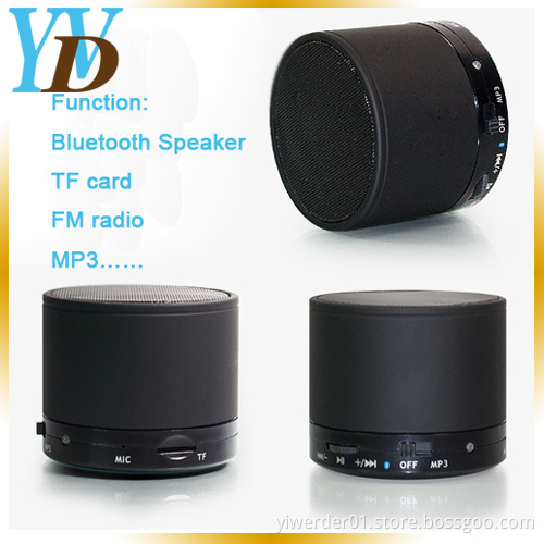 Black S10 Wireless Outdoor TF Card Portable Bluetooth Speakers (YWD-Y6)